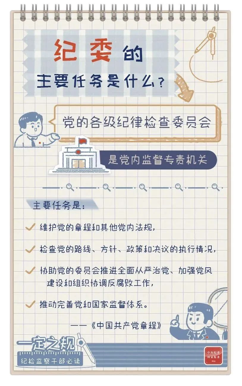 一定之规：纪委的主要任务是什么？